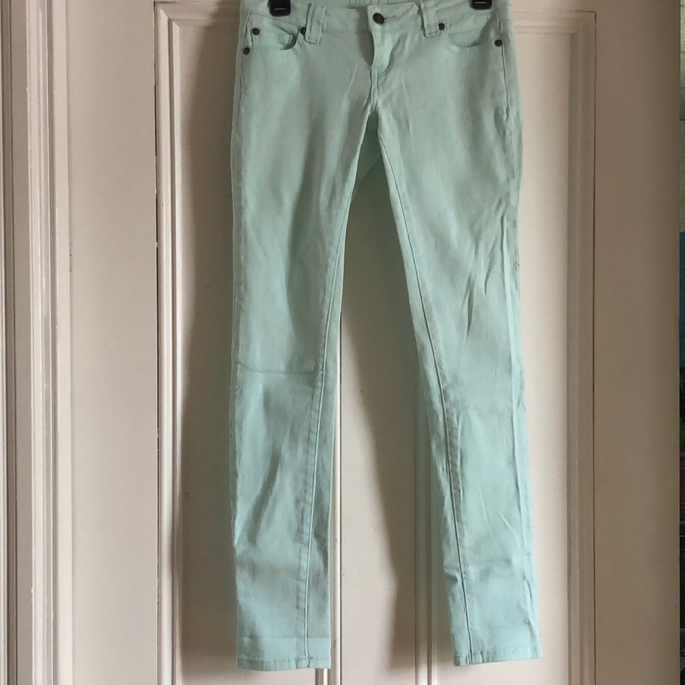 Delia’s britt teal pants size 1/2
